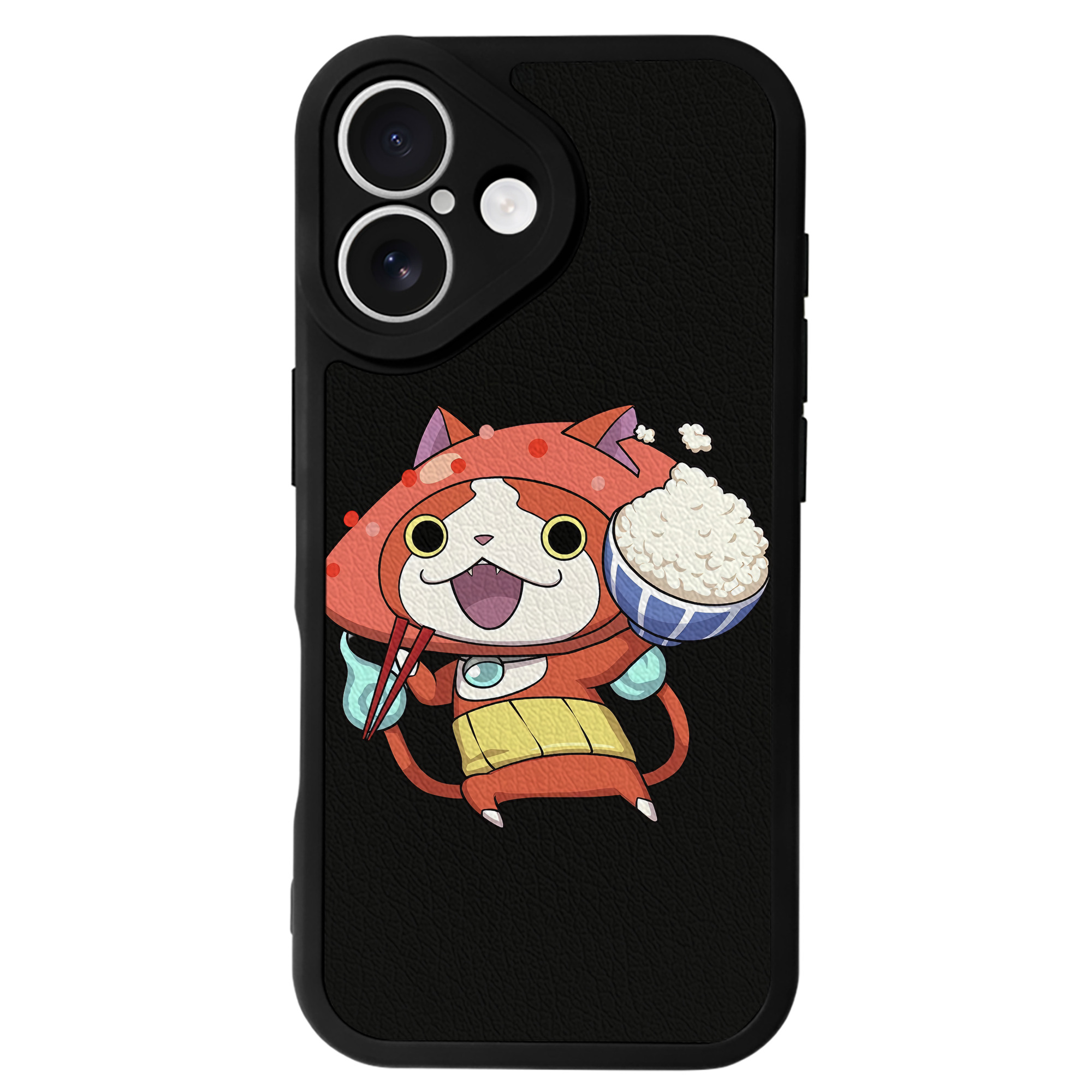 （画像用） 妖怪ウォッチ Yo-kai Watch 【iPhone 16シリーズ対応】シリコンスマホケース（レザー調） 材質：シリコン